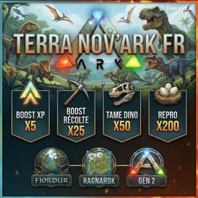 Bannière du serveur Terra Nov'Ark